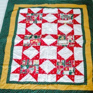 Vintage Handmade Quilt, Quilt wall hanging